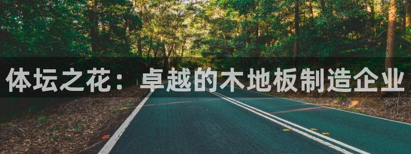 3377体育网页登录入口：体坛之花：卓越的木地板制造企业