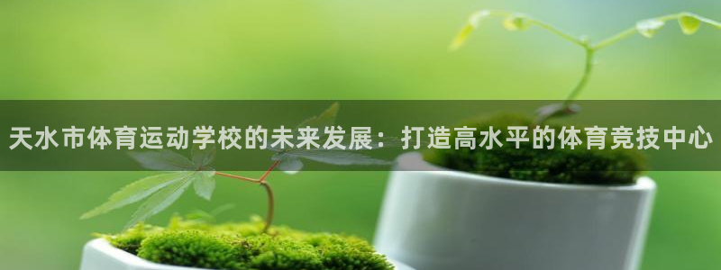 3377体育官网入口网页版：天水市体育运动学校的未来发展：打造高水平的体育竞技中心